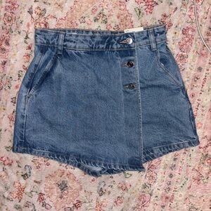 Zara denim skort